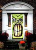 Halloween Haunted House Green Goblin Door Cover by Greenbrier