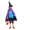 Evursua Witch Halloween Costumes for Girls Pretend Play Cape and Hat Double Side