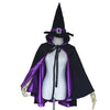 Evursua Witch Halloween Costumes for Girls Pretend Play Cape and Hat Double Side