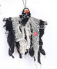 Flying Ghost with Sounds and Flashing Red Eyes Hanging Animated Grim Reaper Skull Props Vampire Halloween Decoration