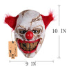 Hyaline&Dora Halloween Latex Clown Mask With Hair for Adults