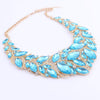 African Beads Jewelry Sets Women Bridal Crystal Statement Necklace Earring Jewelry Sets