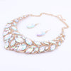 African Beads Jewelry Sets Women Bridal Crystal Statement Necklace Earring Jewelry Sets