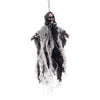 Flying Ghost with Sounds and Flashing Red Eyes Hanging Animated Grim Reaper Skull Props Vampire Halloween Decoration