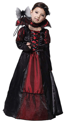 Binse Vampire Costume for Girls Kids Party Halloween Costumes Princess Costumes