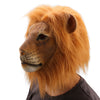 Ylovetoys Halloween Mask Lion Costume Head Mask Novelty Halloween Costume Party Masks Funny Latex Animal Head Mask