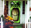 Halloween Haunted House Green Goblin Door Cover by Greenbrier