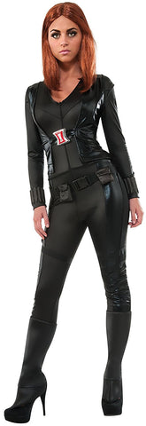 Marvel Secret Wishes Women's Universe Captain America Soldier Deluxe Black Widow