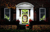 Halloween Haunted House Green Goblin Door Cover by Greenbrier