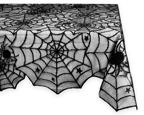 DII 54x72" Rectangular Polyester Lace Tablecloth