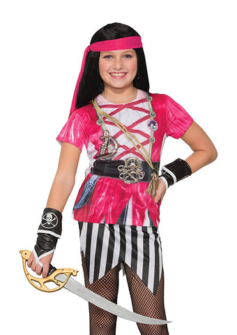 Forum Novelties Kids Pink Pirate Costume