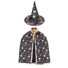 BESTTY Colorful Witch Wizard Kids Cloak Cape