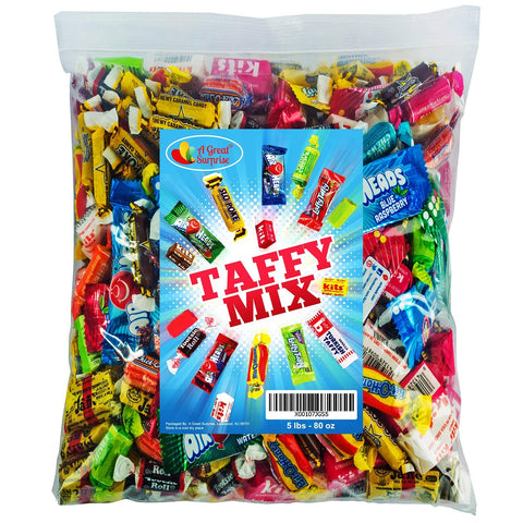 Assorted Candy Taffy Party Mix - Bulk Candy - 5 LB Bulk Bag: Laffy Taffy