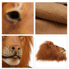 Ylovetoys Halloween Mask Lion Costume Head Mask Novelty Halloween Costume Party Masks Funny Latex Animal Head Mask