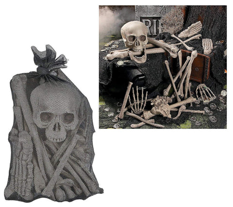 Fun Express Bag of Skeleton Bones - 28 Piece Set