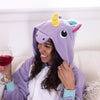 Emolly Fashion Adult Unicorn Animal Onesie Costume Pajamas for Adults and Teens