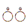 CRYSTAL STATEMENT EARRINGS