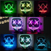 LED Light Mask Up Funny Mask from The Purge Election Year Great for Festival Cosplay Halloween Costume 2018 New Year Cosplay