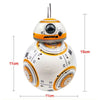 Fast Shipping Intelligent Star Wars Upgrade RC BB8 Robot With Sound Action Figure Gift Toys BB-8 Ball Robot 2.4G Remote Control