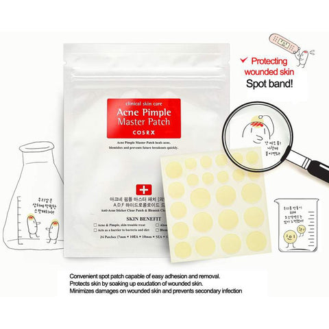 2018 Dropshipping Beauty Acne Patch Set (24 PCS) 24 patches Pimple Treatment Acne Pimple Master Patch Pimple Treatment