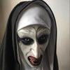 The Nun Horror Mask Cosplay Valak Scary Latex Masks With Headscarf Full Face Helmet Halloween Party Props 2018 Drop Shipping