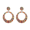 CRYSTAL STATEMENT EARRINGS