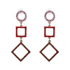 CRYSTAL STATEMENT EARRINGS