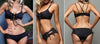 Black Tie Lace Bandage Bikini Strappy Swim