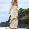 Sexy crochet beach dress women