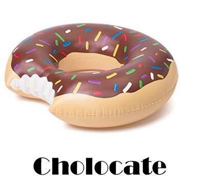 GIANT CHOCOLATE DONUT POOL FOAT