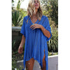 US Crochet Knitted COVER UP Dress