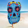 GIGANTIC SUGAR SKULL BEACH BLANKET