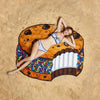 GIGANTIC SUGAR SKULL BEACH BLANKET