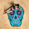 GIGANTIC SUGAR SKULL BEACH BLANKET